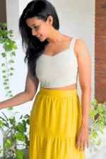 LOLA MAXY SKIRT-YELLOW