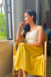 LOLA MAXY SKIRT-YELLOW - Image 2