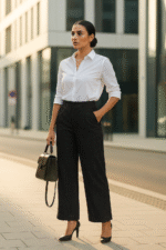 TWILL COTTON STRAIGHT PANT