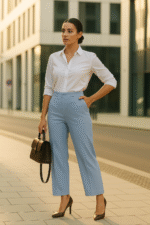 TWILL COTTON STRAIGHT PANT - Image 2