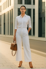 TWILL COTTON STRAIGHT PANT - Image 5