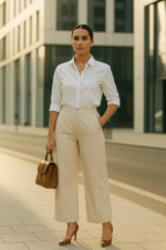 TWILL COTTON STRAIGHT PANT - Image 3