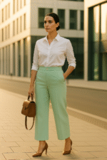 TWILL COTTON STRAIGHT PANT - Image 4